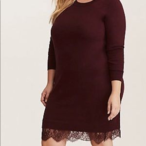 Torrid size 3 lace trim dress